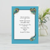 pauwenprofiel kaart (Staand voorkant)