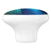 pauwenprofiel keramische knop (Zijkant)