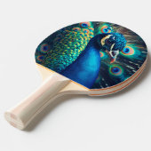 pauwenprofiel tafeltennisbatje (Voorkant Gekanteld)