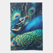 pauwenprofiel theedoek (Verticaal)