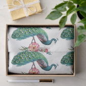 Pauwenserie ontwerp 4 tissuepapier (Geschenk)