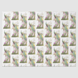 Pauwenserie ontwerp 5 tissuepapier