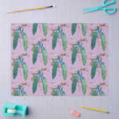 Pauwenserie ontwerp 6 lila tissuepapier (Craft)