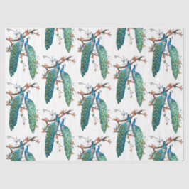 Pauwenserie ontwerp 6 tissuepapier