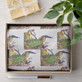 Pauwenserie ontwerp 7 tissuepapier (Geschenk)