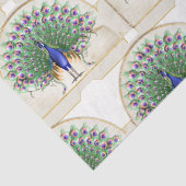 Pauwenserie ontwerp 8 tissuepapier (Detail)