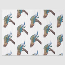 Pauwenserie ontwerp 9 tissuepapier