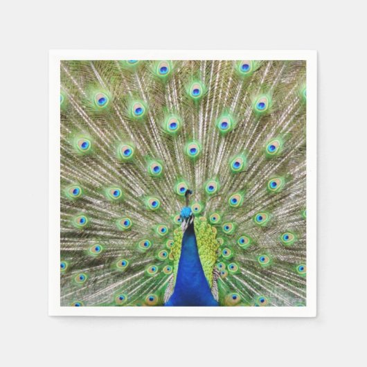 pauwenservetten servetten (Voorkant)