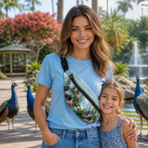 Pauwentuin Heuptas Blauw Fanny Pack Heuptasje