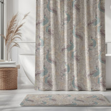 Pauwentuin in Beige Mauve Roze Eendenei Blauw