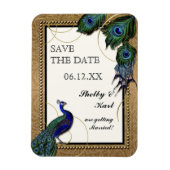 pauwenveer 7 - Formele elegante bruiloft Magneet (Verticaal)