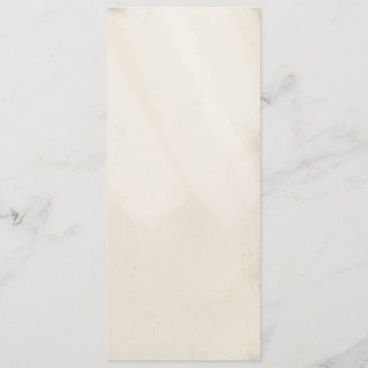 pauwenveer elegante boho Blauwgroen bruiloft Menu (Achterkant)