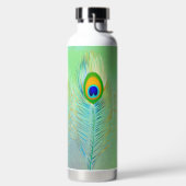 Pauwenveer van PixDezines Waterfles (Links)