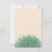 pauwenveren RSVP Kaartje (Achterkant)