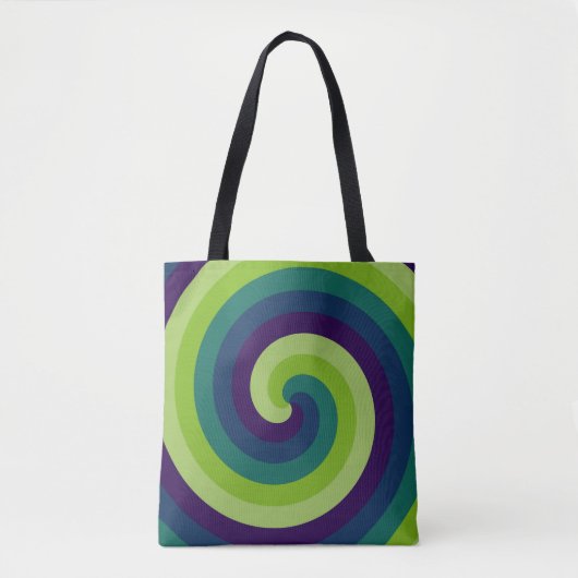 pauwenwervelwind tote bag (Voorkant)