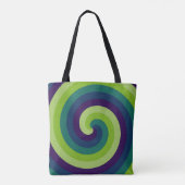 pauwenwervelwind tote bag (Achterkant)