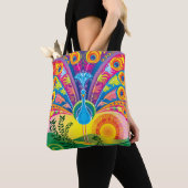 Pauwestaart Glans Tote Bag (Dichtbij)
