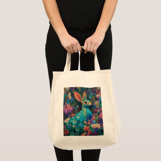 Pauwkonijn Tote Bag (Voorkant (product))