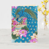 pauwlotus kaart (Gele Bloem)