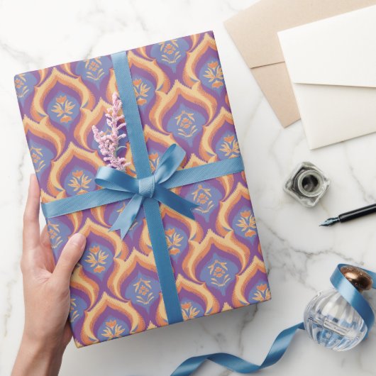 Pauwluister Bloemmotief Cadeaupapier (Geschenken)
