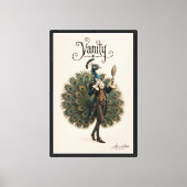 Pauwluisterige Dandy Canvas Afdruk (Voorkant)