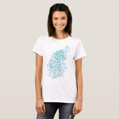 Pauwontwerp Dames T-Shirt (Voorkant volledig)