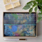 PAUWOOG-BLOEMEN-COLLASGE DECOUPAGE TISSUEPAPIER (Geschenk)