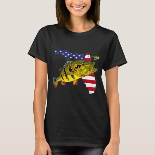 Pauwoogbaars T-shirt (Voorkant)