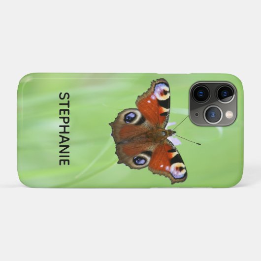 Pauwoogvlinder Case-Mate iPhone Case (Achterkant (horizontaal))