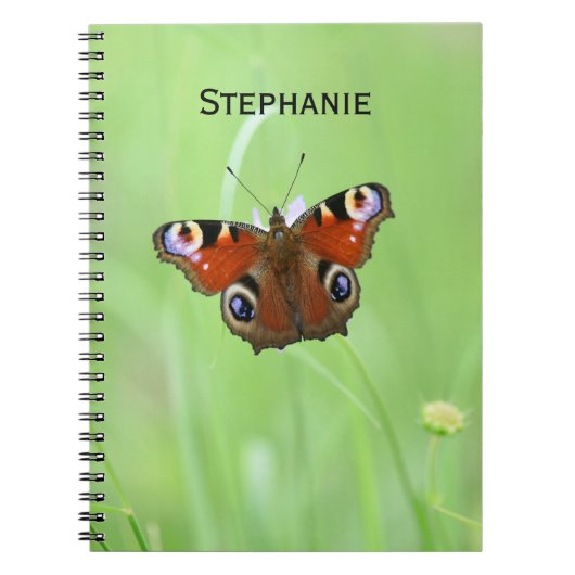 Pauwoogvlinder Notitieboek (Voorkant)