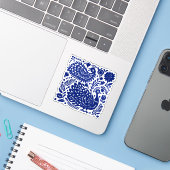 Pauwparadijs sticker (Laptop met iPhone)