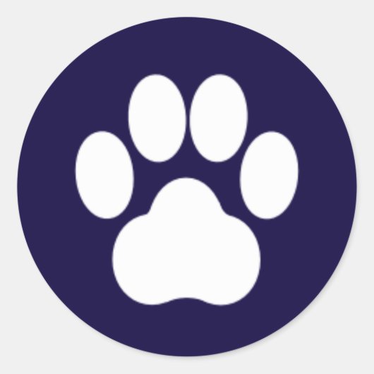 Pauwprint zegel (Voorkant)