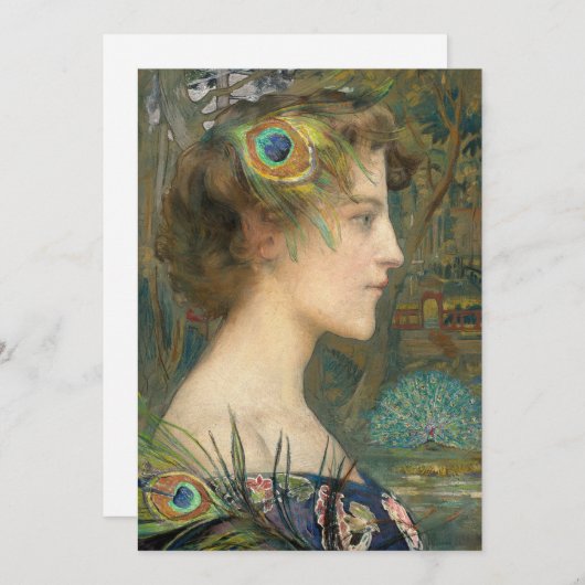 Pauwprofiel | Edgard Maxence (Voorkant / Achterkant)