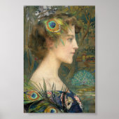 Pauwprofiel | Edgard Maxence Poster (Voorkant)