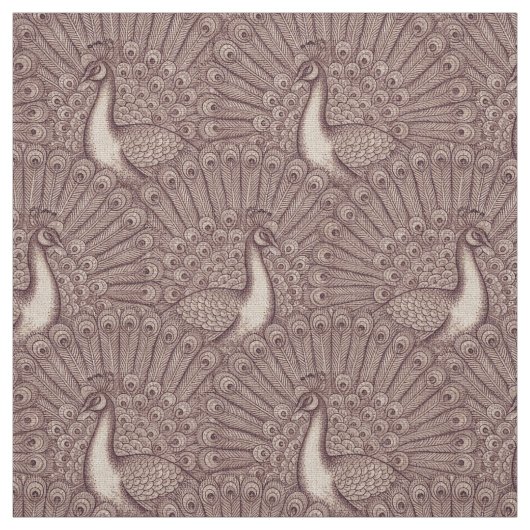 pauwstaartpatroon stof (Swatch)