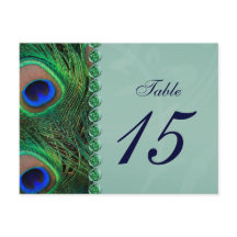 pauwtafelnummers briefkaarten