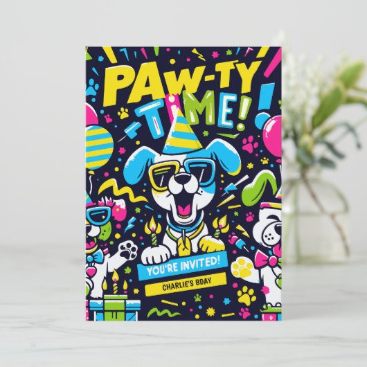 Pauwtijd Kaart (Staand voorkant)