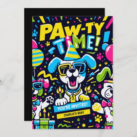 Pauwtijd Kaart (Voorkant / Achterkant)