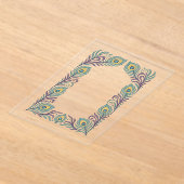 Pauwveer Acryl Uitnodiging (Laagn)