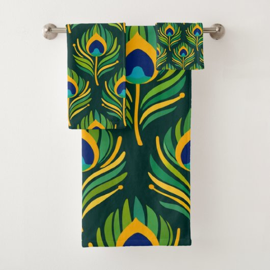 Pauwveer Bad Handdoek (Insitu)