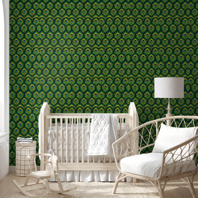 Pauwveer Behang (Kinderen)