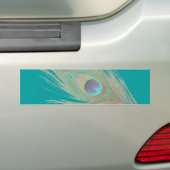 Pauwveer Bumpersticker (Op auto)