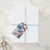 Pauwveer Cadeaulabel (Met Touw)