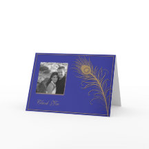 Pauwveer Dankjewel kaart