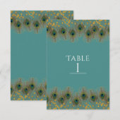 Pauwveer & Goud ANY COLOR Tafelnummer (Voorkant / Achterkant)