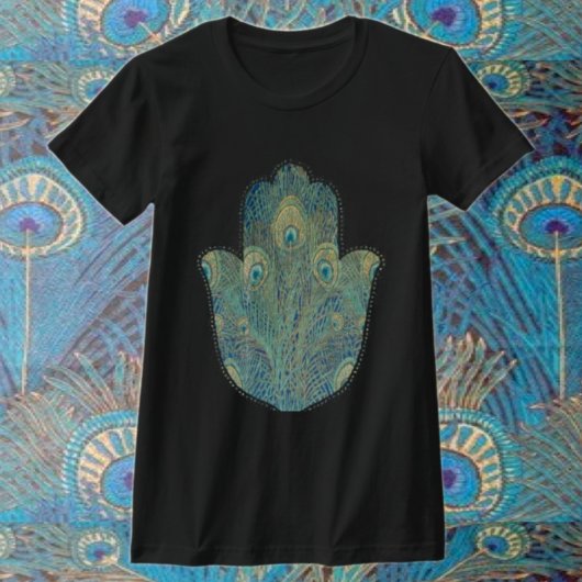 Pauwveer Hamsa Boho Judaica T-shirt