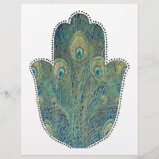 Pauwveer Hamsa Flyer (Voorkant)