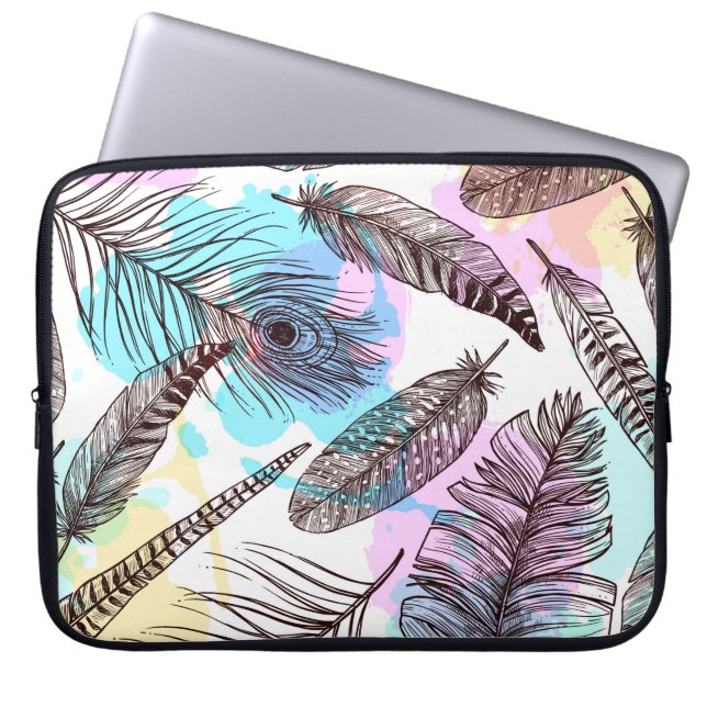 Pauwveer Laptop Sleeve (Voorkant)