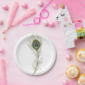 Pauwveer Papieren Bordje (Feest)