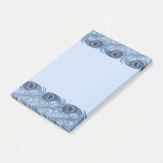 Pauwveer Post-it® Notes (Schuin)